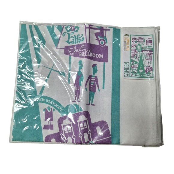 Ray Stanbrook Prints Camden Tea Towel Market Electric Ballroom Tattoo Funky Fun - Picture 2 of 6